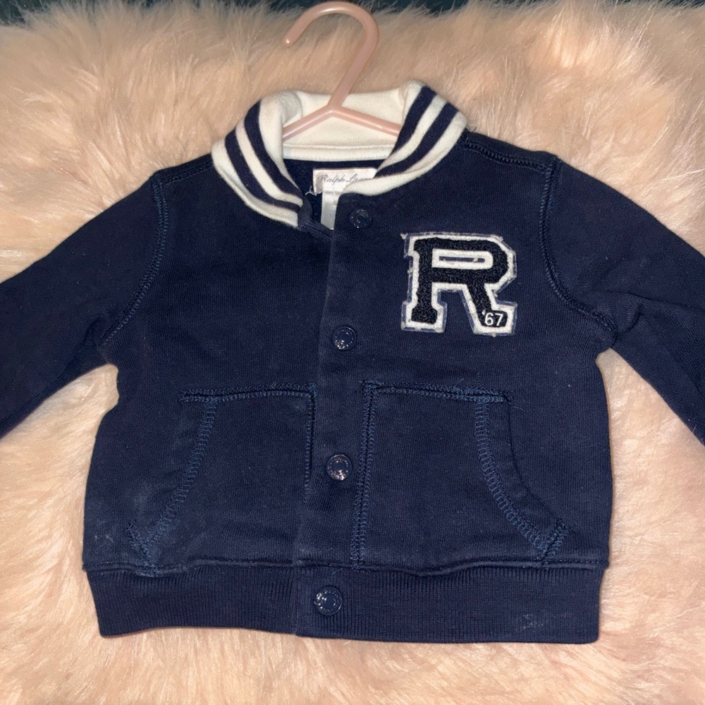 Ralph Lauren Kids Jacket in Navy with White Accents